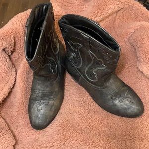 Girls Jessica Simpson cowboy boots